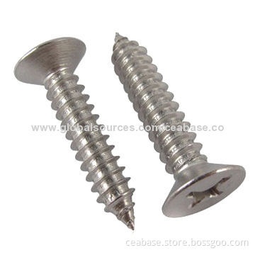 Flat Head Self-tapping Screws, DIN, ANSI, BS JIS and ISO Standards